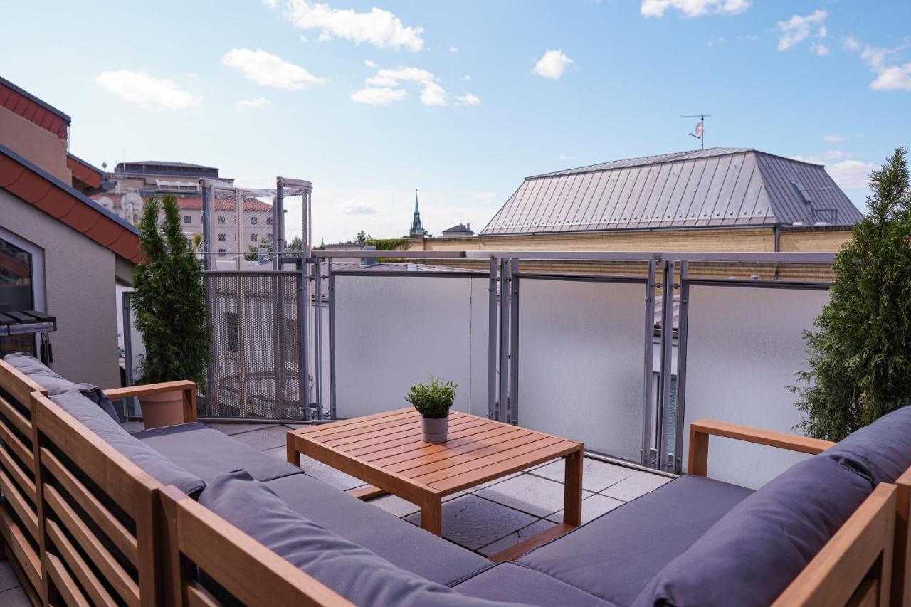 Ferienwohnung Fullhouse - Halle - Ab7 Rooftop - Bbq Grill - Elevator - Balcony Exterior foto